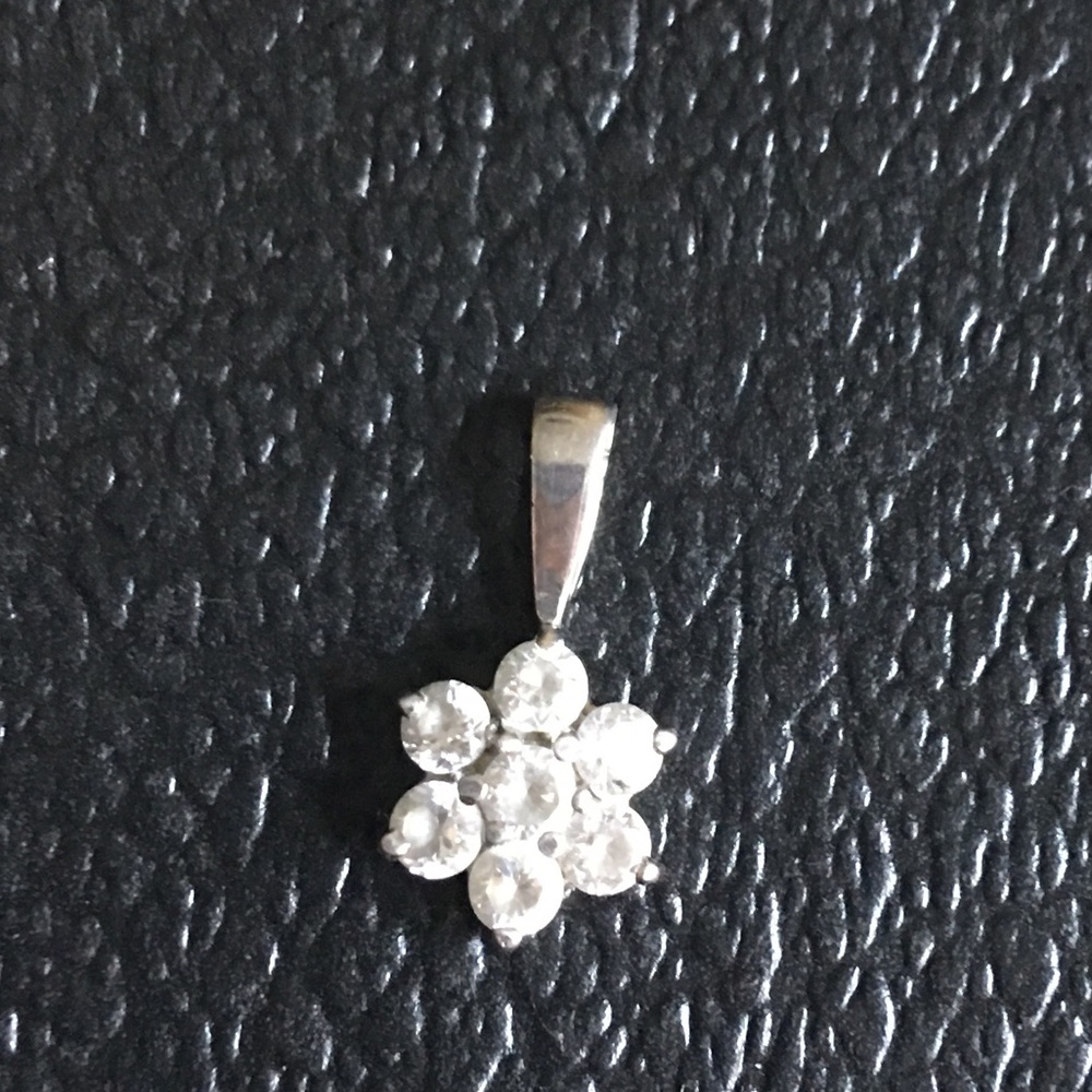 Silver 925 stamped pendant